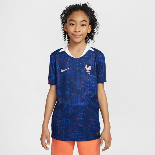 France Women's National Team Youth 2025/26 Home Replica Jersey for sale - Blue