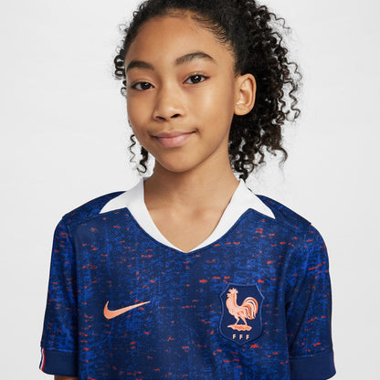 France Women's National Team Youth 2025/26 Home Replica Jersey for sale - Blue