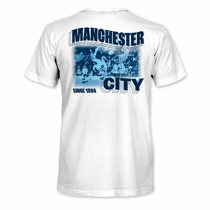 Manchester City 1863FC Duo Tone Player T-Shirt Discount - White
