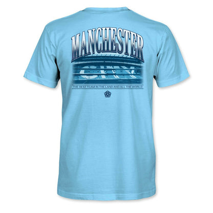 Manchester City 1863FC Duo Tone Stadium T-Shirt Discount - Sky Blue