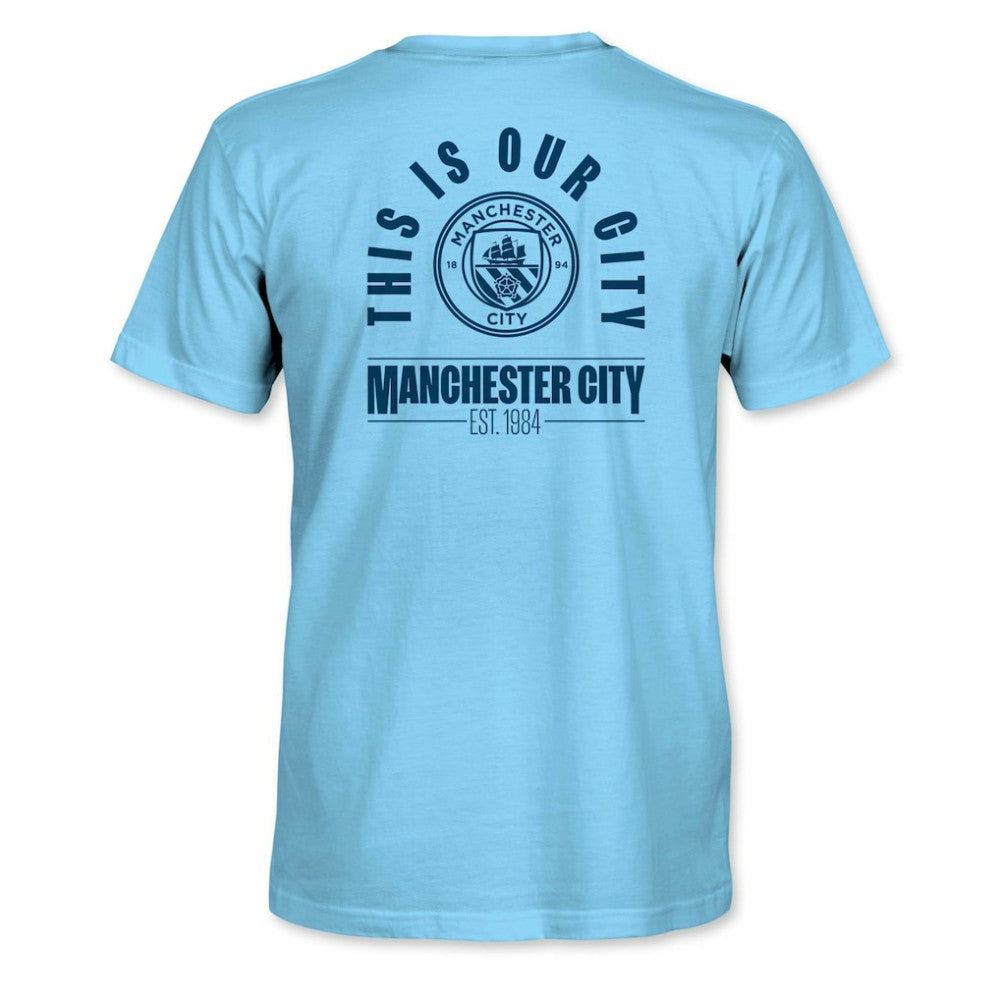 Manchester City 1863FC Our City Arc T-Shirt Discount - Sky Blue