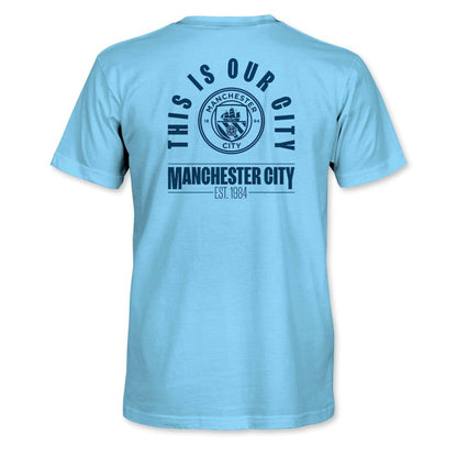 Manchester City 1863FC Our City Arc T-Shirt Discount - Sky Blue