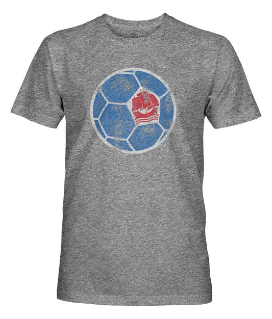 Paris Saint-Germain 1863FC Retro Color Badge Vintage Tri-Blend T-Shirt on sale - Heather Gray