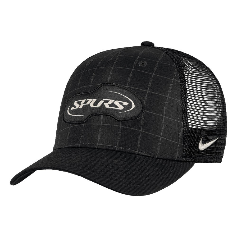 Tottenham Hotspur Unisex Rise Printed Trucker Adjustable Hat Sale - Black