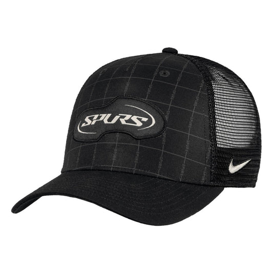 Tottenham Hotspur Unisex Rise Printed Trucker Adjustable Hat Sale - Black