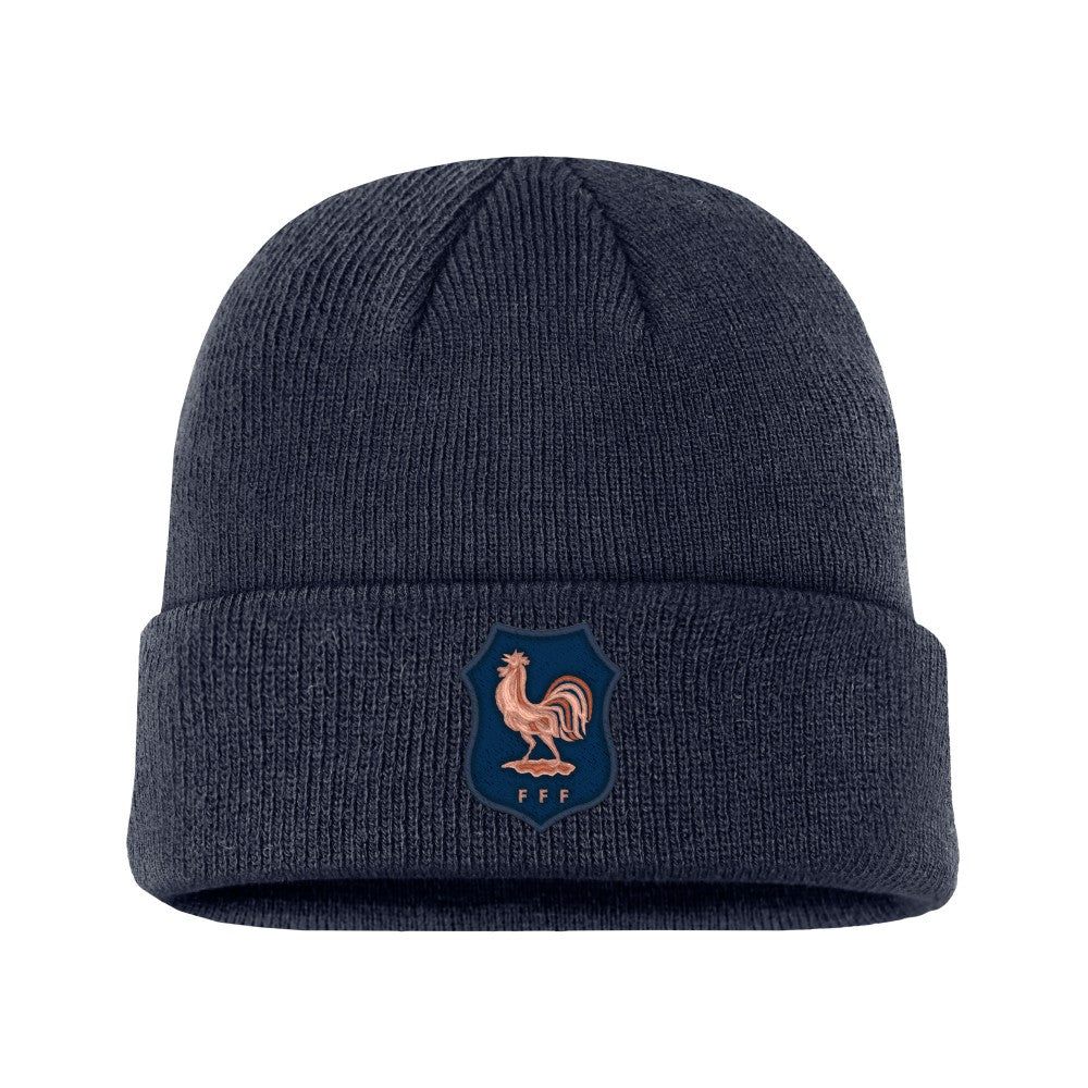 France National Team Unisex Terra Cuffed Knit Hat for sale - Navy