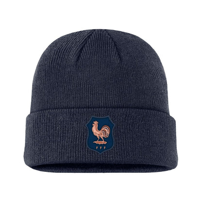 France National Team Unisex Terra Cuffed Knit Hat for sale - Navy