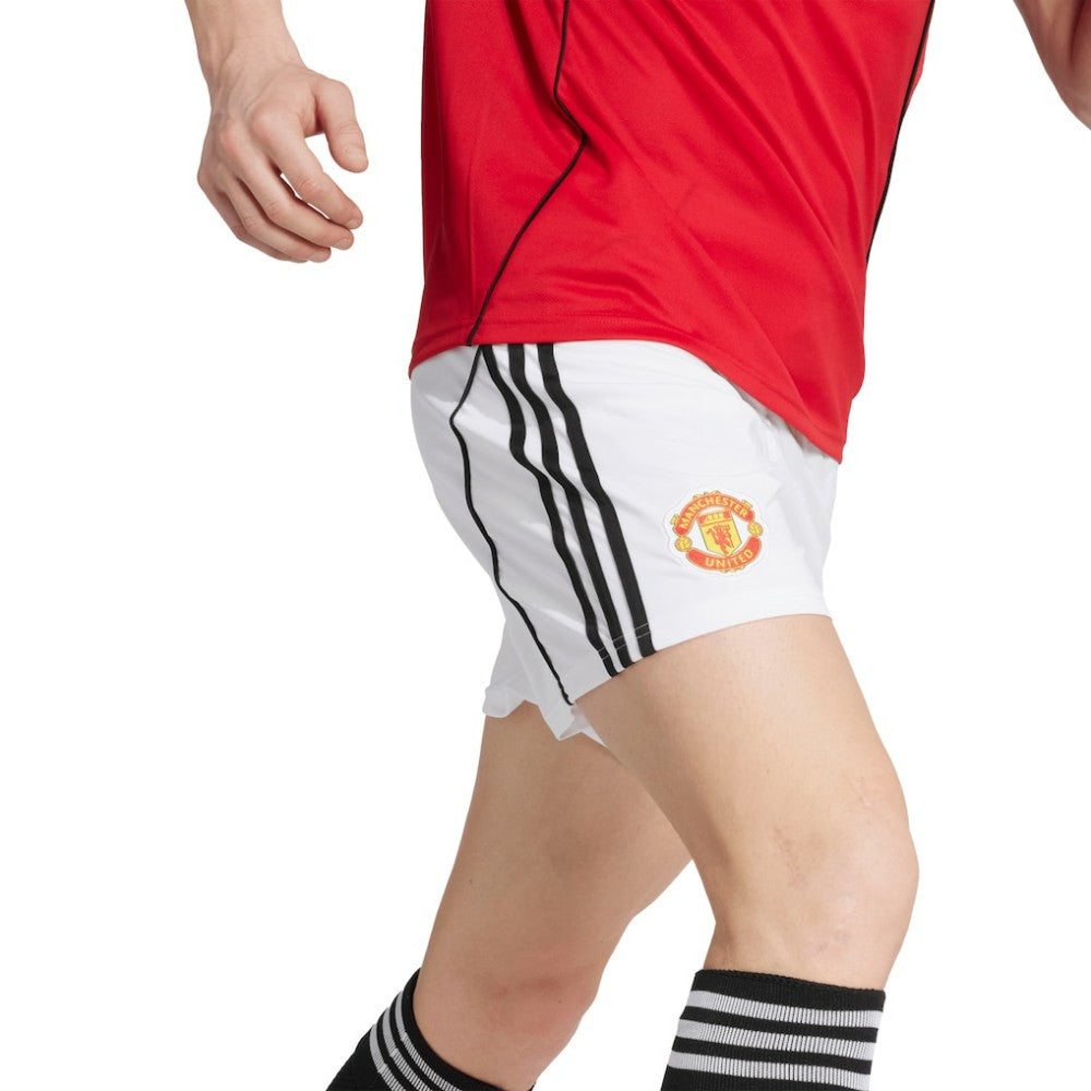 Manchester United 2025/26 Home AEROREADY Replica Shorts Discount - White