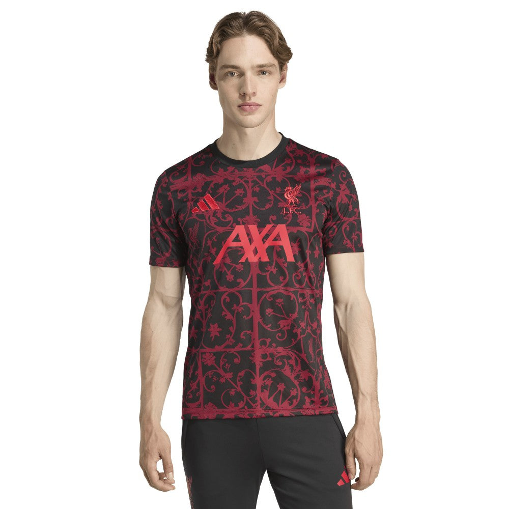 Liverpool 2025/26 AEROREADY Pre-Match Top for sale - Black