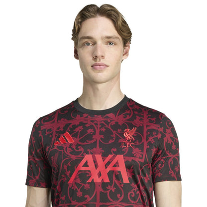 Liverpool 2025/26 AEROREADY Pre-Match Top for sale - Black