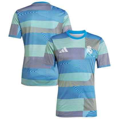 Real Madrid 2025/26 AEROREADY Pre-Match Top Discount - Blue
