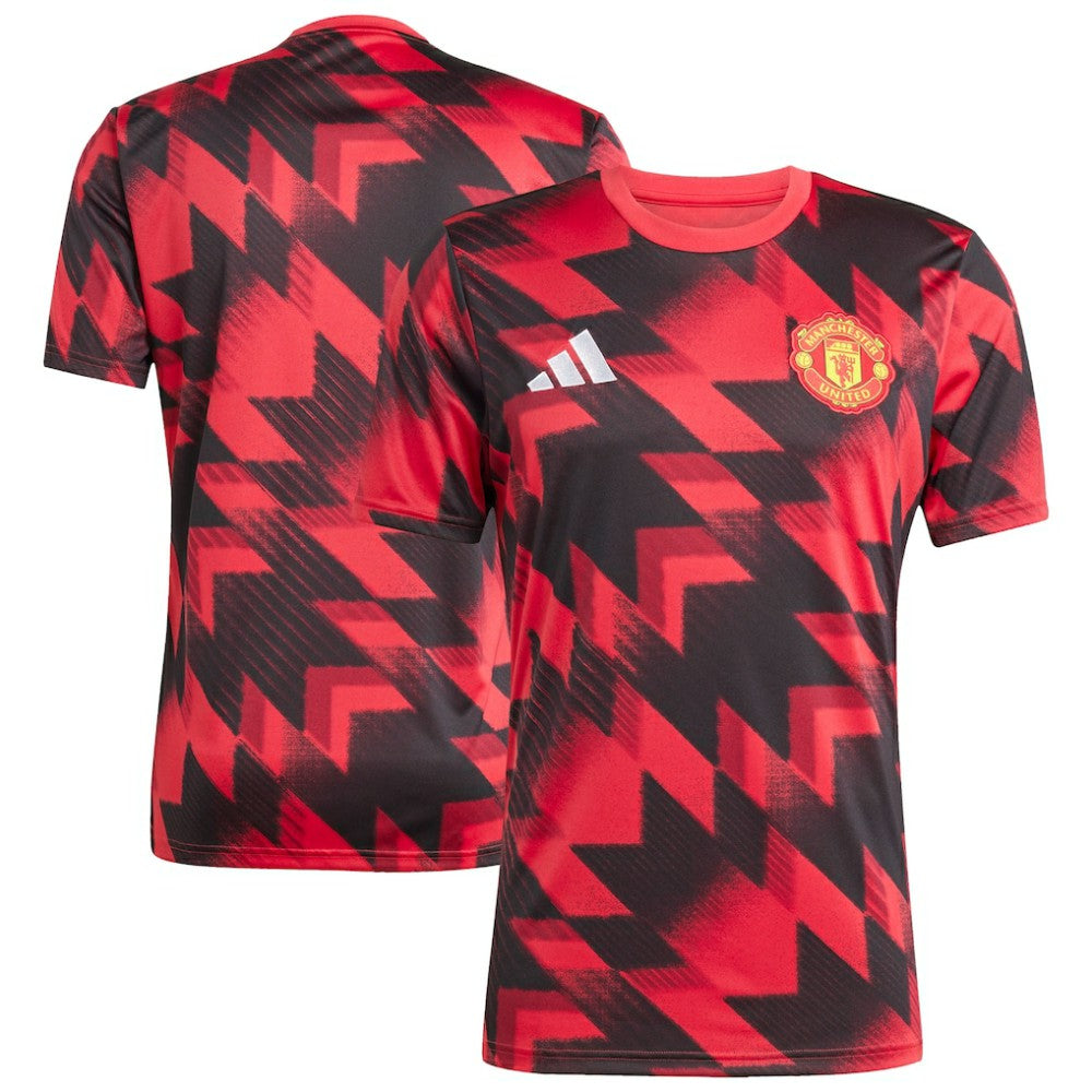 Manchester United 2025/26 AEROREADY Pre-Match Top Discount - Red