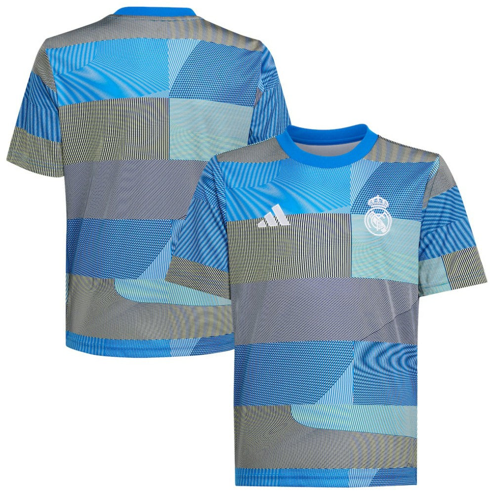 Real Madrid Youth 2025/26 Pre-Match AEROREADY Top Discount - Blue