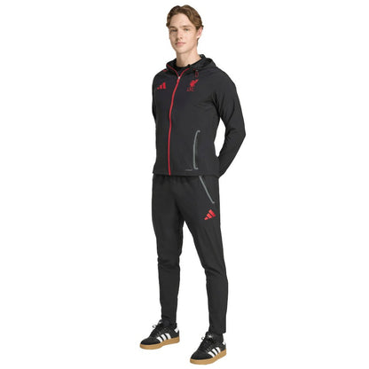 Liverpool 2025/26 Tiro Vis Tech Travel Pants Discount - Black