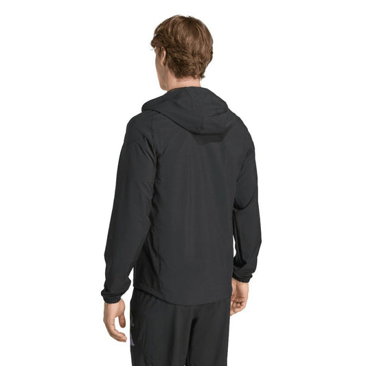 Manchester United 2025/26 Tiro Vis Tech Travel Jacket Discount - Black