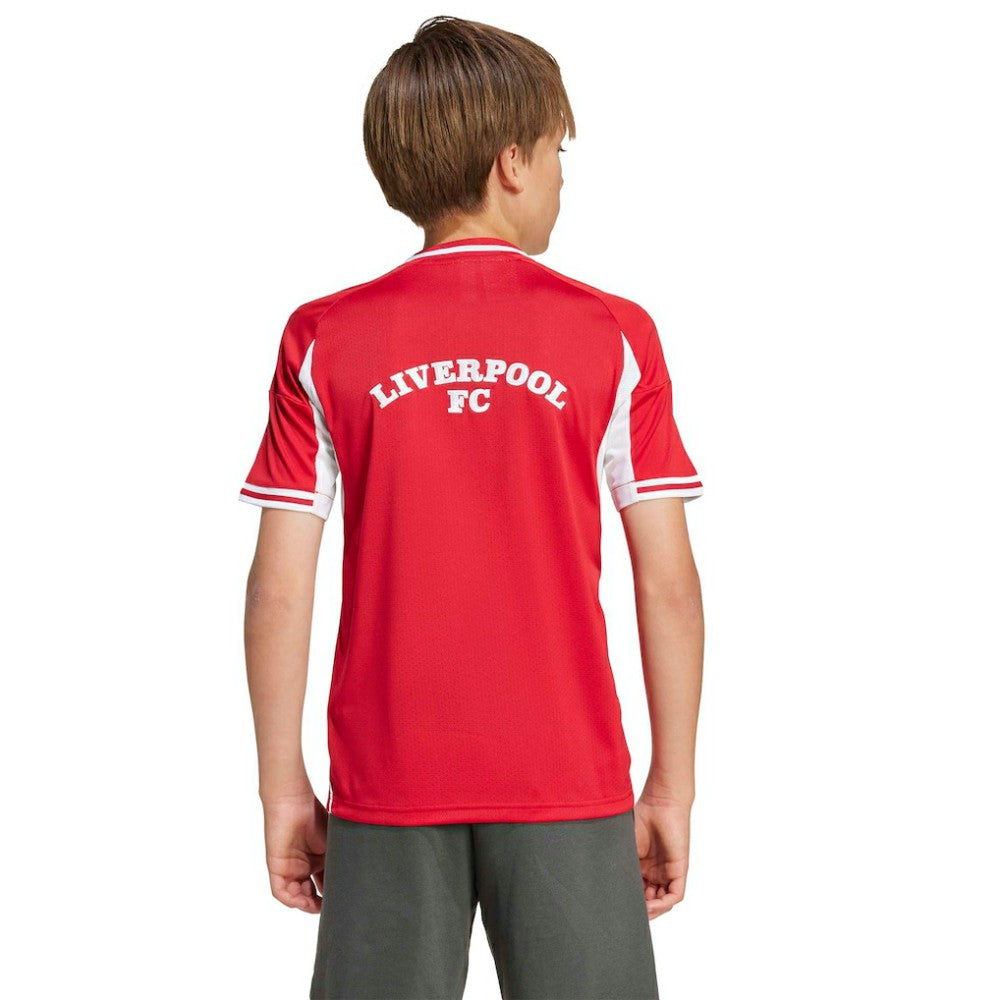 Liverpool Youth Full-Button Baseball Jersey Discount - Red