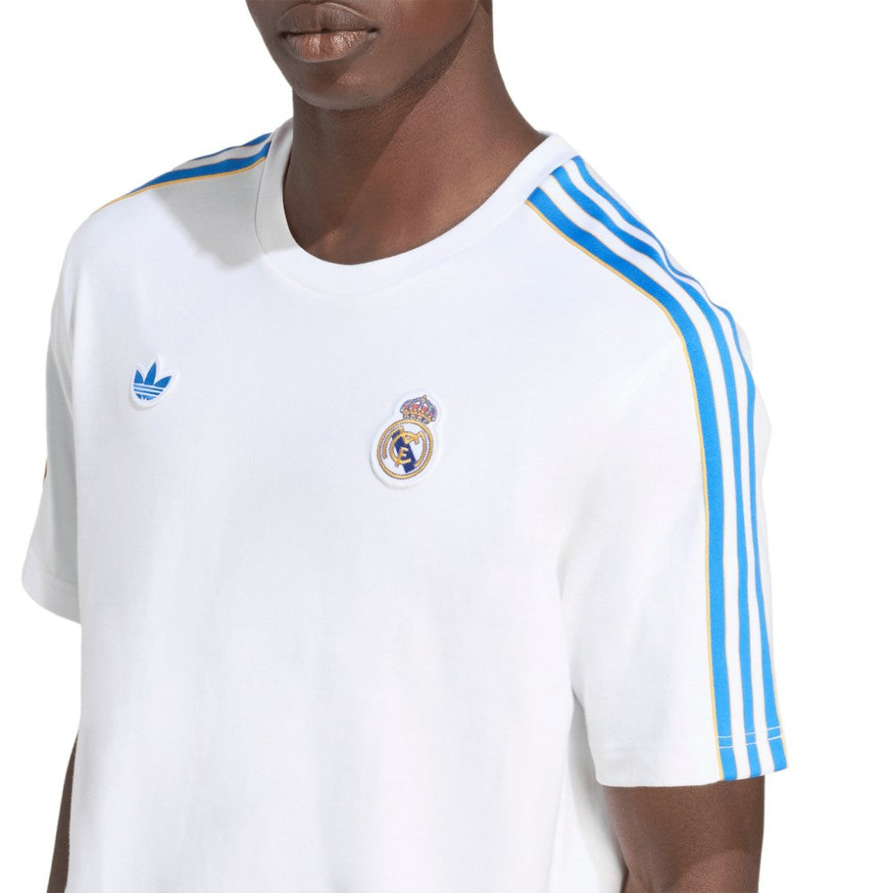 Real Madrid Terrace Icons T-Shirt Discount - White