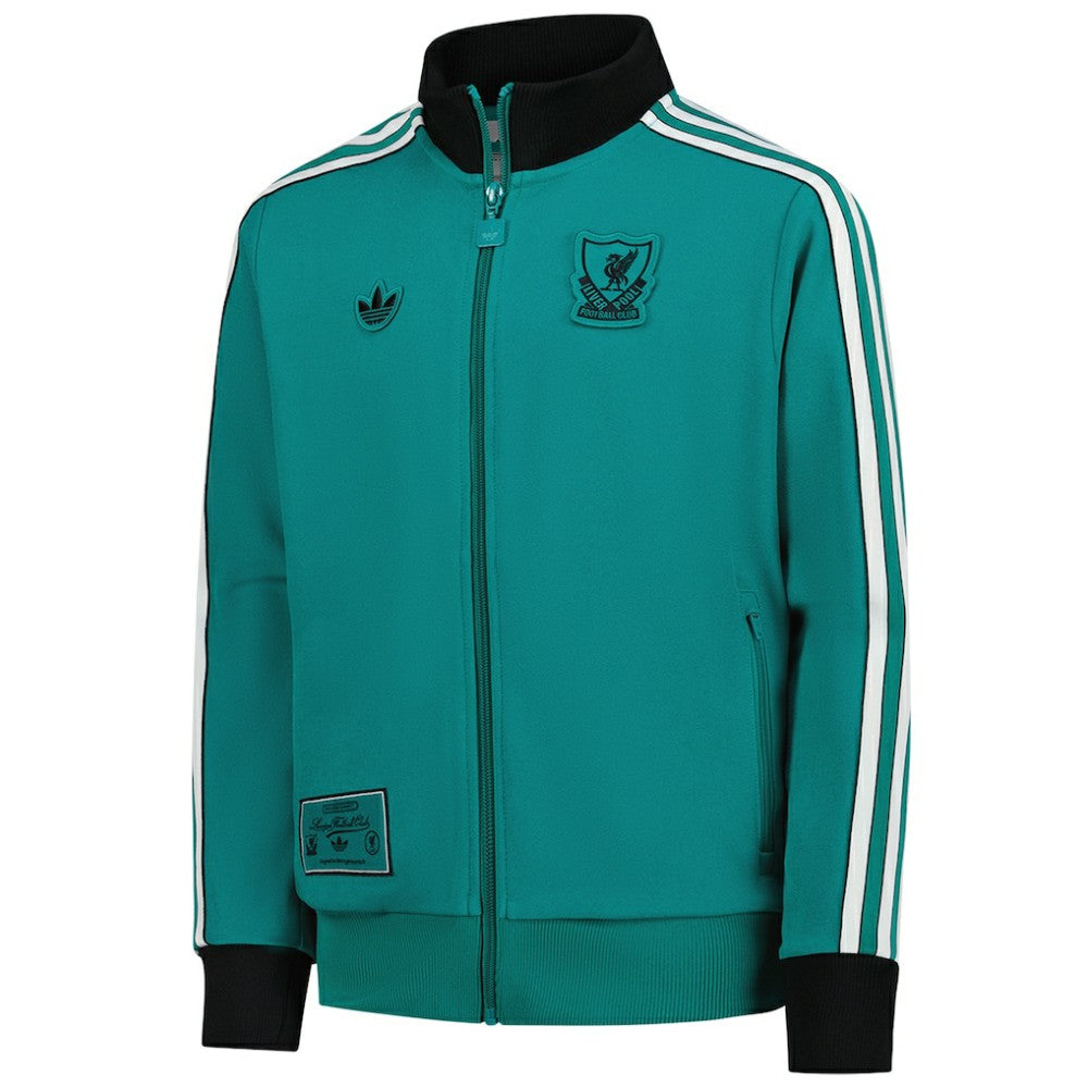 Liverpool Youth Terrace Icons Full-Zip Track Jacket Discount - Green