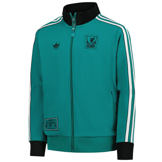 Liverpool Youth Terrace Icons Full-Zip Track Jacket Discount - Green