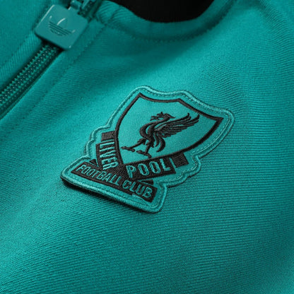 Liverpool Youth Terrace Icons Full-Zip Track Jacket Discount - Green