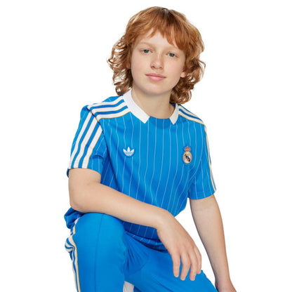 Real Madrid Youth Terrace Icons Jersey Discount - Blue