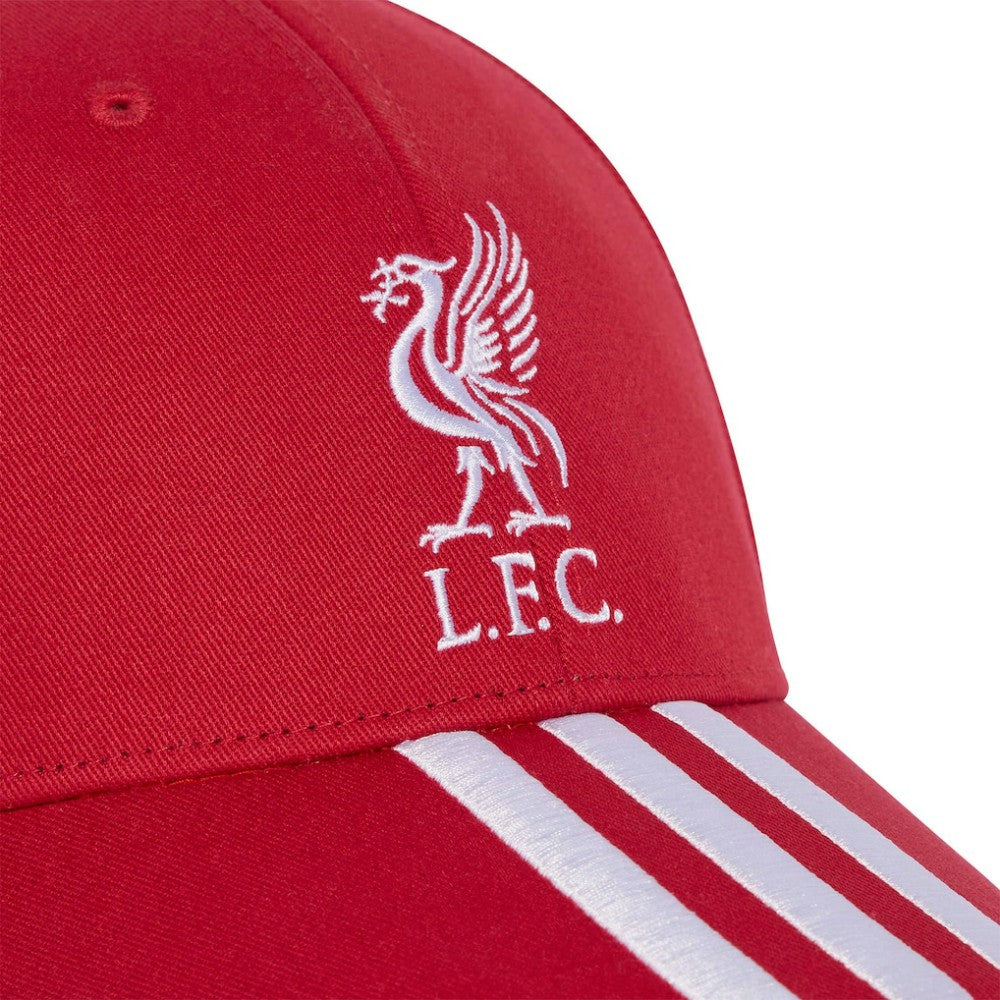 Liverpool Unisex Three-Stripe Dad Adjustable Hat Discount - Red