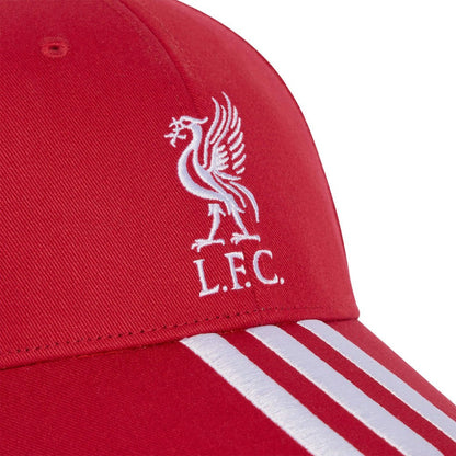 Liverpool Unisex Three-Stripe Dad Adjustable Hat Discount - Red