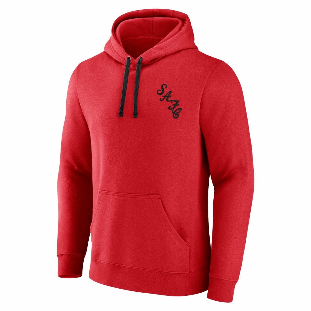 Sunderland Essentials Small Crest Overhead Hoodie / Athletic Red / Mens