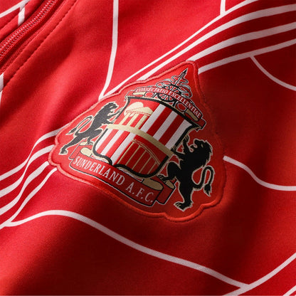 Sunderland Hummel Home Pre-Match Half Zip Sale - Red