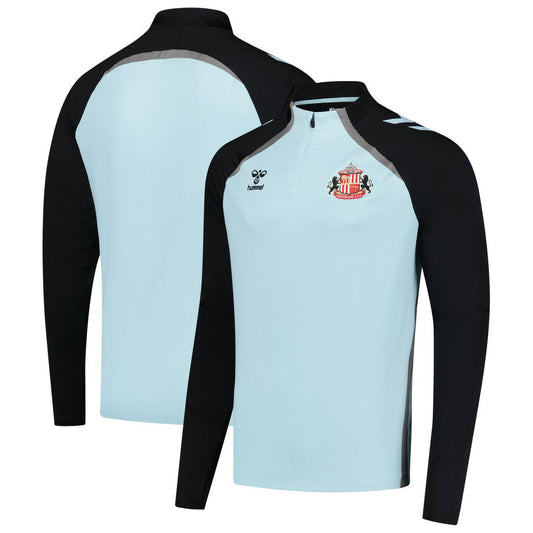 Sunderland Hummel Training Half Zip Sale - Blue