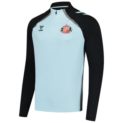 Sunderland Hummel Training Half Zip Sale - Blue