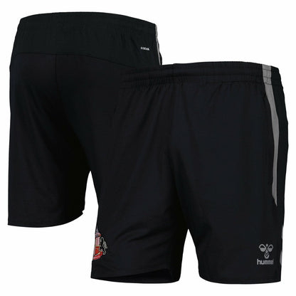 Sunderland Hummel Training Woven Shorts Sale - Black