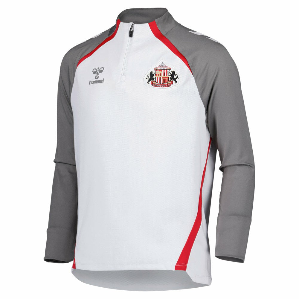 Sunderland Hummel Training Half Zip / White / Kids