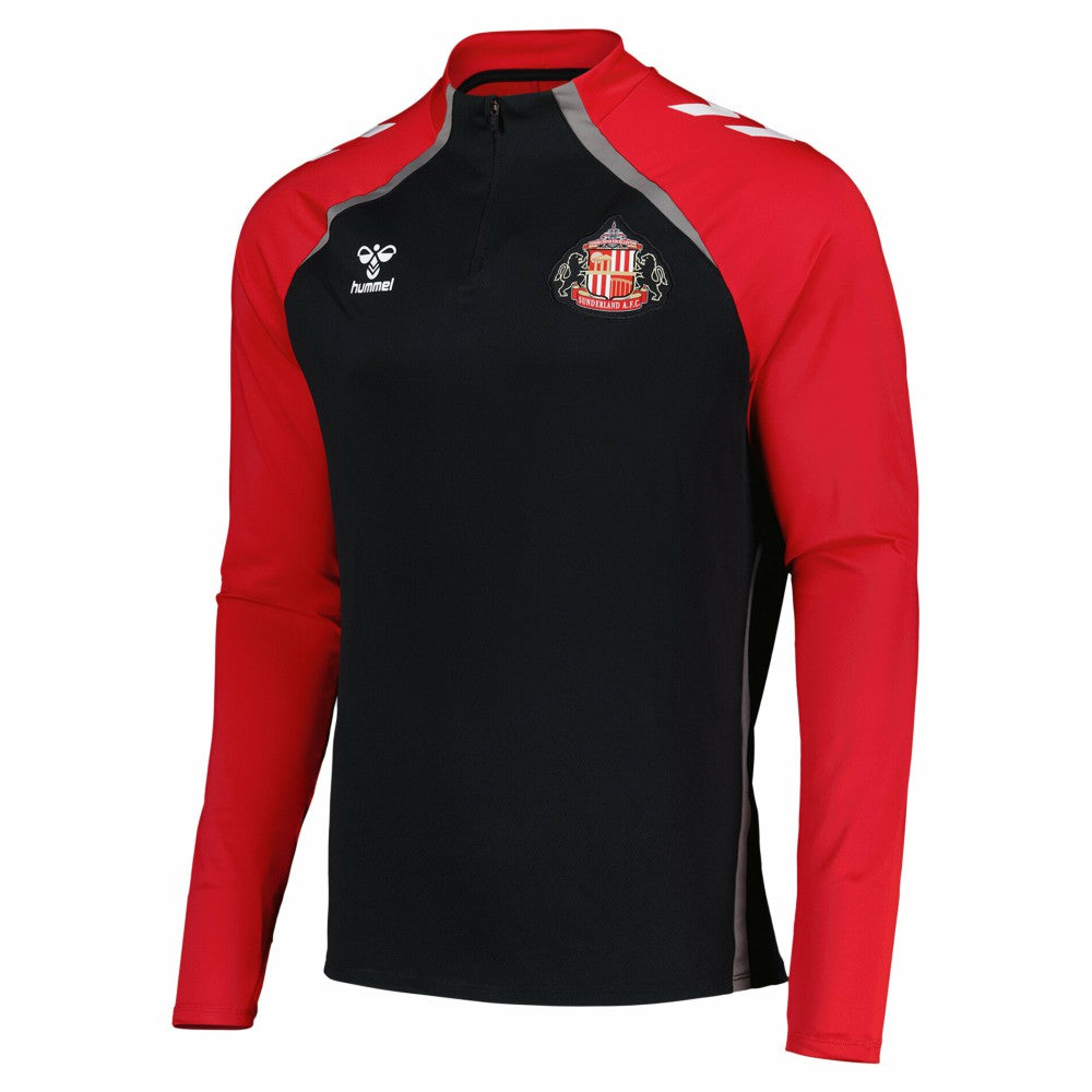 Sunderland Hummel Training Half Zip Sale - Black