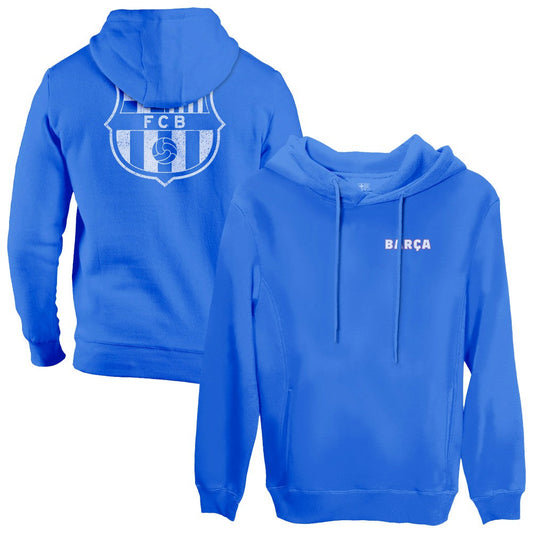 Barcelona 1863FC Wordmark Fleece Pullover Hoodie on sale - Blue