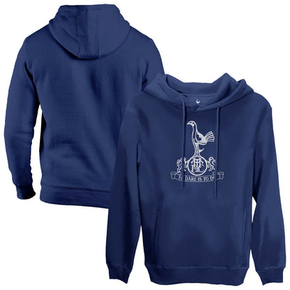 Tottenham Hotspur 1863FC Mono Badge Fleece Pullover Hoodie Sale - Navy
