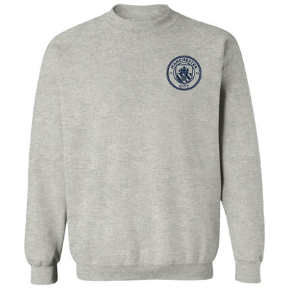 Manchester City Vive La Fete Women's Impressions Artwork Pullover Sweatshirt  Discount - Gray