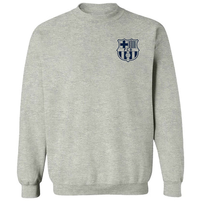 Barcelona Vive La Fete Women's Impressions Artwork Pullover Sweatshirt  on sale - Gray