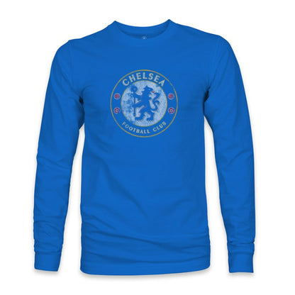 Chelsea 1863FC Color Badge Long Sleeve T-Shirt on sale - Blue