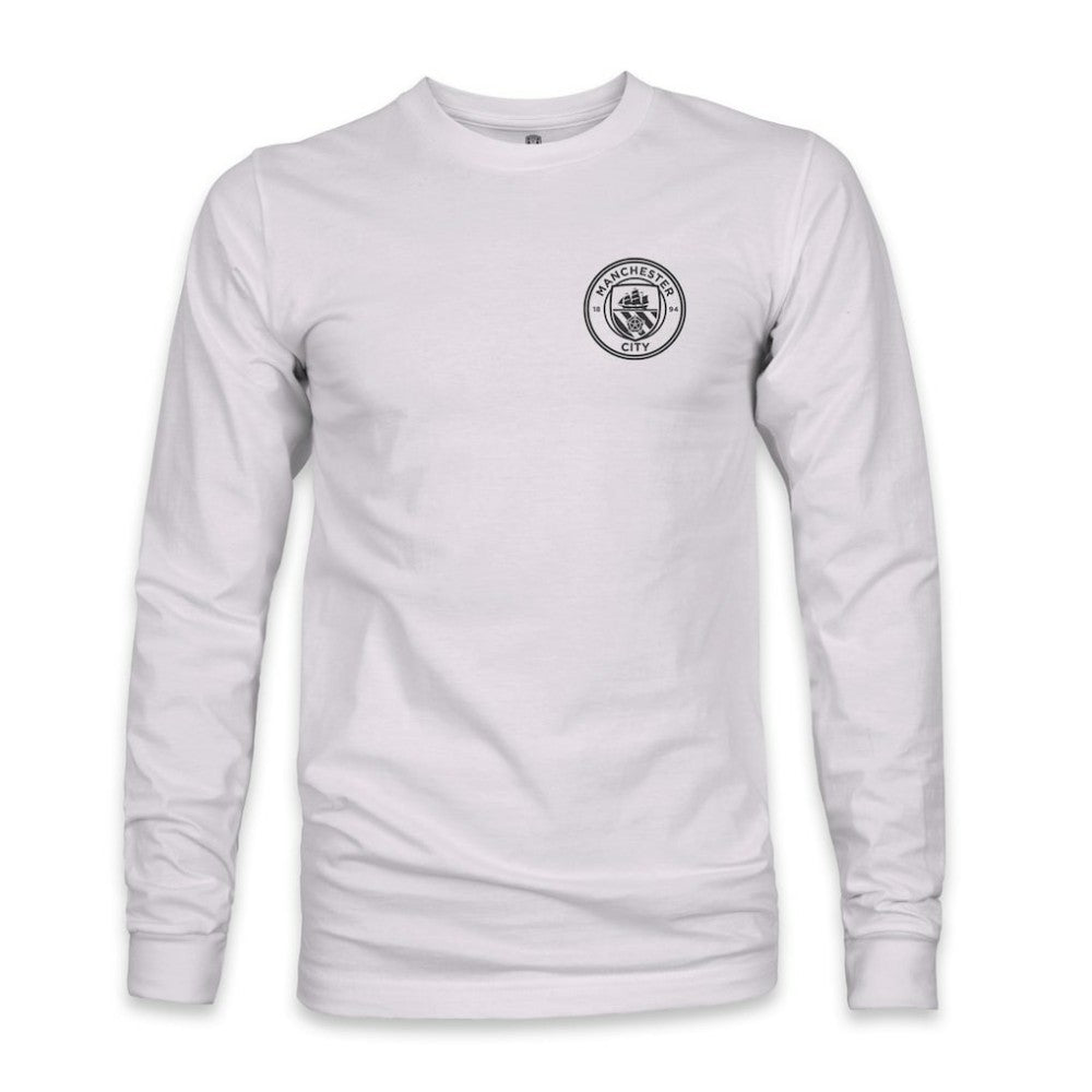 Manchester City 1863FC  Back Team Arch Long Sleeve T-Shirt Discount - Gray