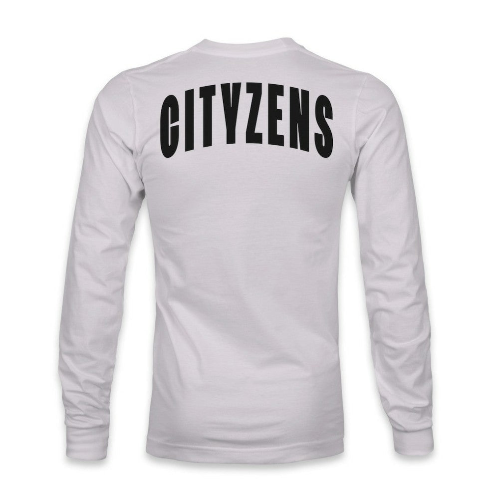 Manchester City 1863FC  Back Team Arch Long Sleeve T-Shirt Discount - Gray