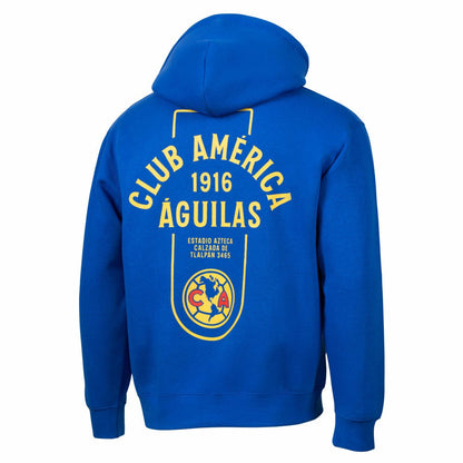 Club America Sport Design Sweden Youth Streetwear Relaxed Hoodie Discount - Royal