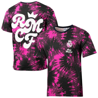 Real Madrid Sport Design Sweden Relaxed Time Out Tie-Dye T-Shirt Discount - Black