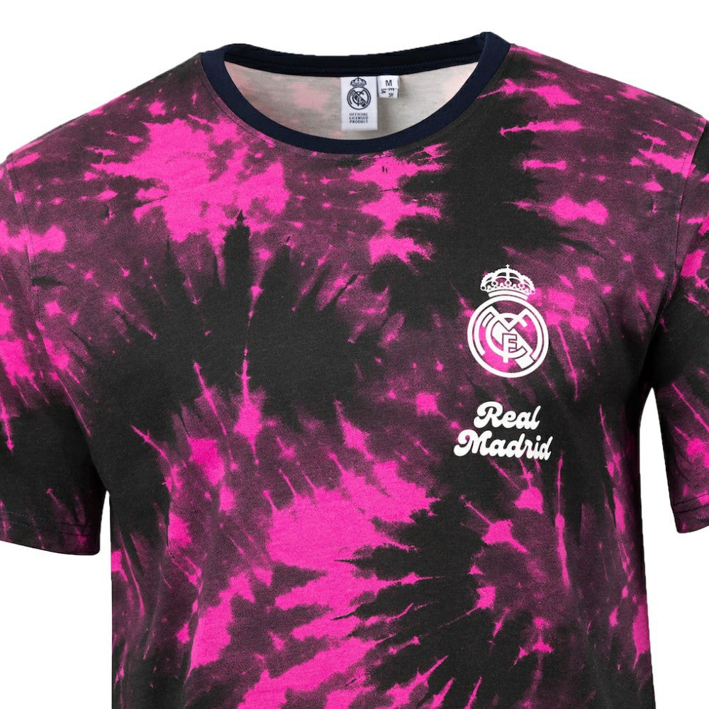 Real Madrid Sport Design Sweden Relaxed Time Out Tie-Dye T-Shirt Discount - Black