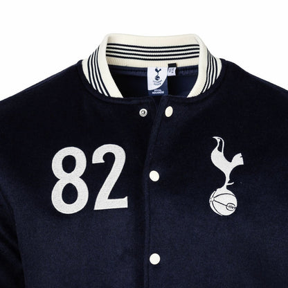 Tottenham Hotspur Sport Design Sweden Free Kick Wool Varsity Jacket Sale - Navy