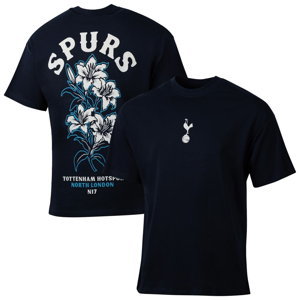 Tottenham Hotspur Sport Design Sweden Youth Game Day Graphic T-Shirt Sale - Navy
