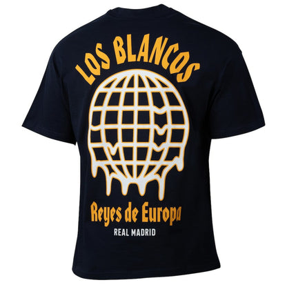 Real Madrid Sport Design Sweden Youth Game Day Graphic T-Shirt Discount - Navy