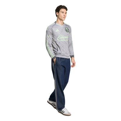 Club America 2025/26 Third Replica Long Sleeve Jersey Discount - Gray