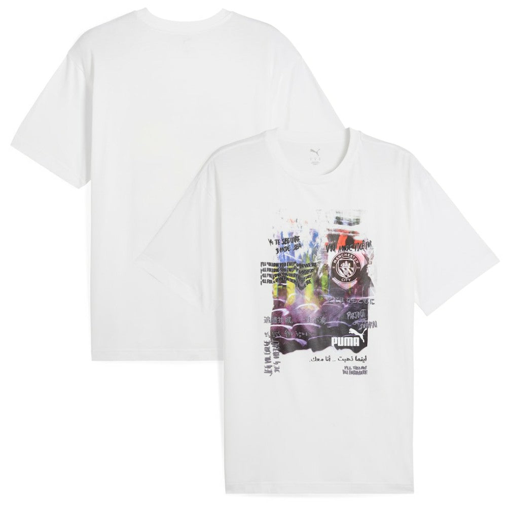 Manchester City ftblNRGY+ T-Shirt Discount - White
