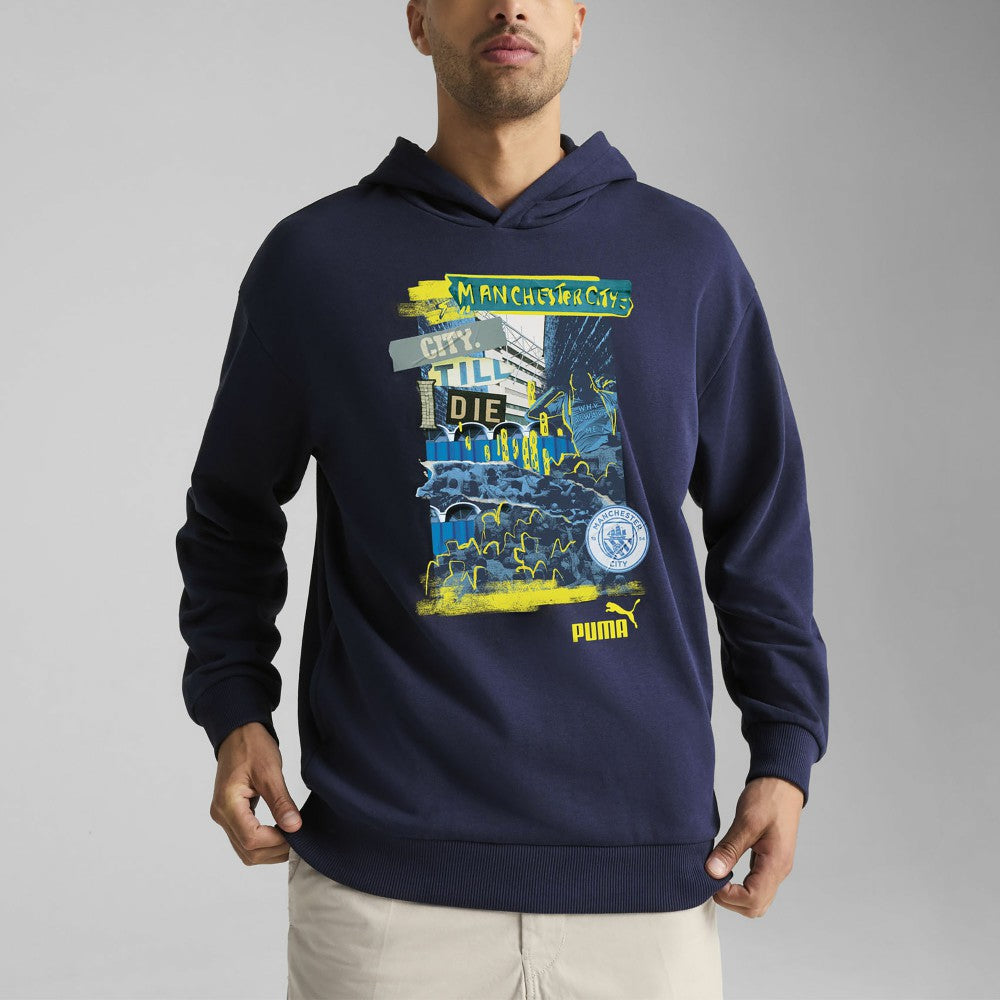 Manchester City ftblNRGY+ Pullover Hoodie Discount - Navy